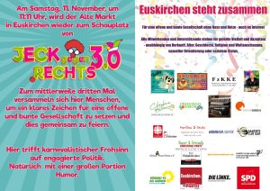 11.11. Euskirchen: Jeck gegen Rechts 3.0