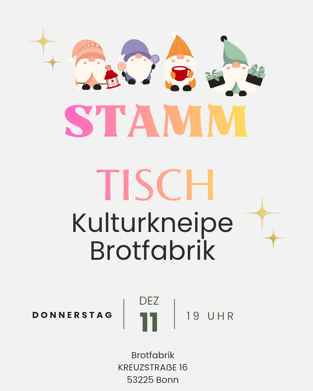 Dezember Stammtisch